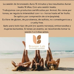 Sesión de bronceado
