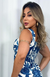 Vestido Longo com Elástico nas Costas - D' Oliver Moda
