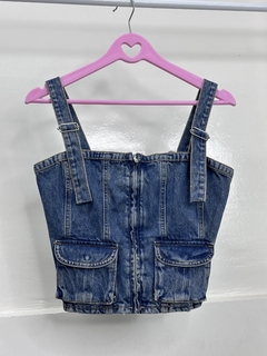 Top Denim Zara - comprar en línea
