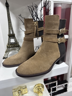 Botines Leather con Hebilla en internet