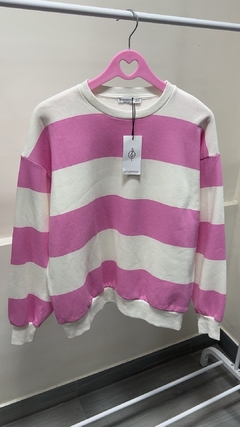 Sudadera a Rayas Oversize Stradivarius en internet