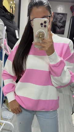 Sudadera a Rayas Oversize Stradivarius