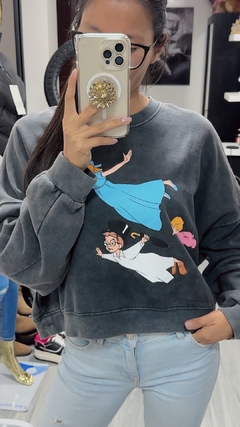 Sudadera Crop Bershka Peter Pan