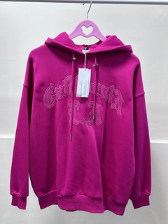 Sudadera Oversize Bershka Fucsia en internet