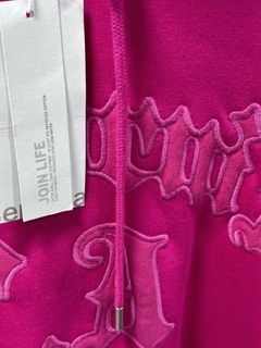 Sudadera Oversize Bershka Fucsia - tienda en línea
