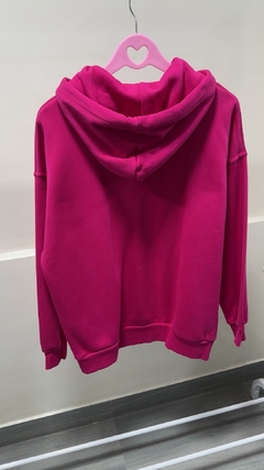 Sudadera Oversize Bershka Fucsia - EuroFashionOnline