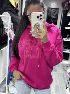 Sudadera Oversize Bershka Fucsia