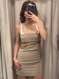 Vestido Combinado Zara