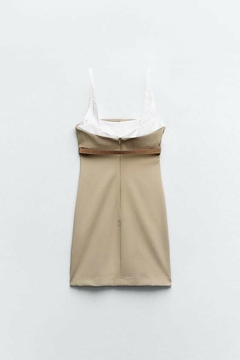 Vestido Combinado Zara en internet