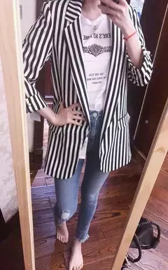 Blazer a Rayas Zara