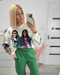 SUDADERA ESTAMPADA