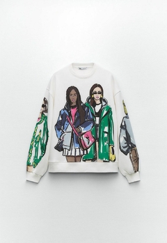SUDADERA ESTAMPADA - comprar en línea