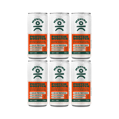 Pack com 6 Latas de Protein Booster Suplemento Alimentar Líquido Mate e Limão de 270mL cada - Moving