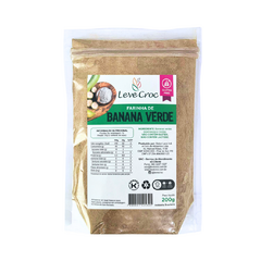 Farinha de Banana Verde sem Glúten 200g - Leve Croc