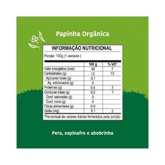 Kit com 6 Pouchs de Papinha Orgânica de Pera, Espinafre e Abobrinha de 100g cada - Papapá - comprar online