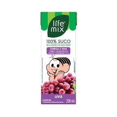 Suco de Uva 100% Suco sem Adição de Açúcares 200mL - Life Mix
