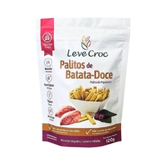 Palitos Salgados de Batata-Doce Sem Glúten 120g - Leve Croc
