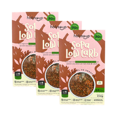 Kit 3 Sopa Low Carb de 152g cada - Holysoup