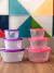 CONJUNTO REDONDO PMG 1,0 LT, 600ML, 350ML VERDE INCOLOR na internet