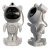 LUMINARIA PROJETOR GALAXIA ASTRONAUTA COM SOM USB - comprar online