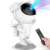 LUMINARIA PROJETOR GALAXIA ASTRONAUTA SEM SOM USB - comprar online