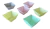 FORMA SILICONE QUADRADA P/CUPCAKE COLORS C/6 PCS