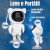 LUMINARIA PROJETOR GALAXIA ASTRONAUTA SEM SOM USB - Four House