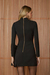 FABULOUS - VESTIDO CURTO LETICIA BABADO ORGANZA PRETO - Amies