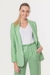 LEMON - BLAZER DE LINHO QUIET GREEN