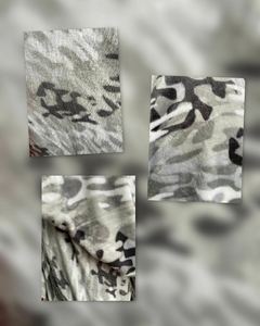 Polar animal print gris