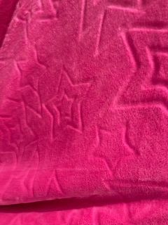 Polar 3D estrellas grandes rosa oscuro - comprar online