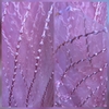 Organza rosa 3D lunares rosas