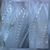 Organza plateada 3D rayas y lunares plateados