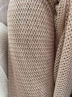 crochet natural red