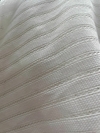 crochet blanco diseño lineal