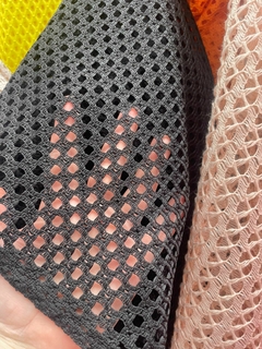 crochet negro diseño circular - comprar online