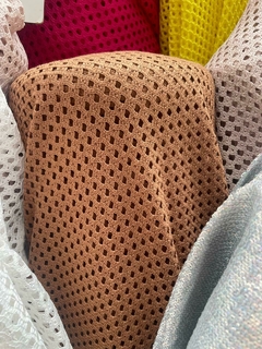crochet redondo camel