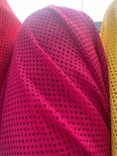 crochet redondo fuxia
