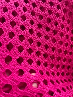 crochet redondo fuxia en internet