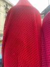 crochet redondo rojo