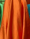 saten de punto naranja