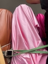 saten de punto rosa
