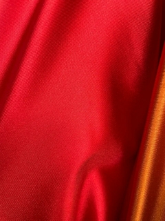saten de punto rojo - comprar online