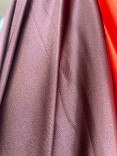 saten de punto marron - comprar online