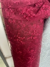 tul bordado bordo