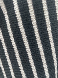 wafle rayado negro - comprar online