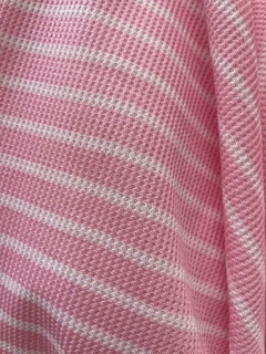 wafle rayado rosa - comprar online