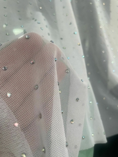 Tul con strass 1.50mts ancho