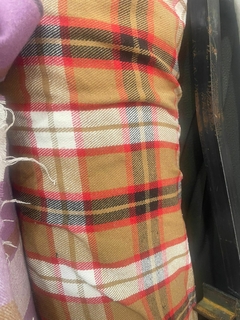 camisaco escoces beige