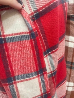 camisaco escoces rojo/blanco en internet